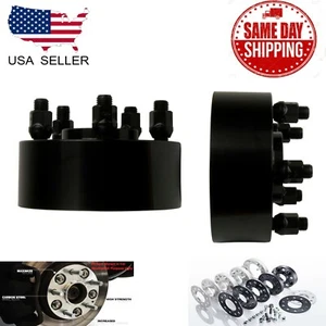 2PC 5X5(127MM) HUB CENTRIC WHEEL ADAPTER 3'' 14x1.5 [FITS: JEEP] - Picture 1 of 4