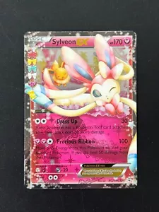 Tarjeta Pokémon Holo Sylveon EX RC21/RC32 XY Generations Radiant Collection 20th - Imagen 1 de 6