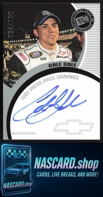 2007 Press Pass #NNO Cale Gale Signings Silver #/100 - Image 1 of 2
