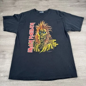 Iron Maiden Shirt Herren Large schwarz 2006 Band Tee Eddie Graphic Metal Hanes - Bild 1 von 8