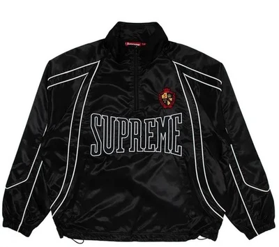 Pullover Supreme Satin Piping negro Foto 1 de 2