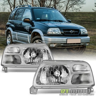 Faros de repuesto izquierda+derecha para Suzuki Grand Vitara XL-7 1999-2003 Foto 1 de 3