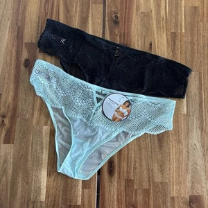 Adored by Adore Me Women's Morgan Lace and Mesh Cheeky Underwear Size XL NWT - Picture 1 of 9