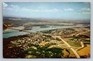 Vintage Pennsylvania Turnpike Susquehanna Flussüberquerung Postkarte - Bild 1 von 2