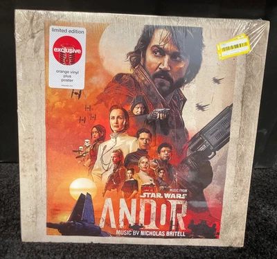 • Nicholas Britell – Star Wars Andor OST LP SEALED, Orange Vinyl BRAND NEW! - Image 1 of 4