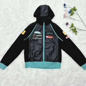 AVIREX GOODSMILE RACING Hatsune Miku collaboration jacket Windbreaker Ssize Used - Picture 1 of 12