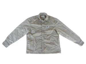 Asics Onitsuka Tiger Japan Men's Beige Button-Up Streetwear Jacket - Size Large - Picture 1 of 11