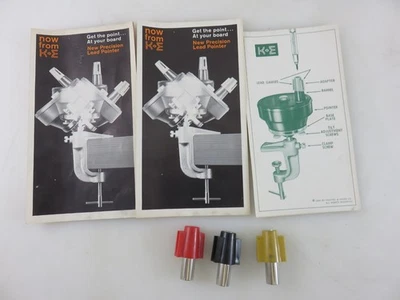 K&E Keuffel Esser Lead Pointer ADAPTERS BROCHURES INSTRUCTIONs SHEET - Image 1 of 4