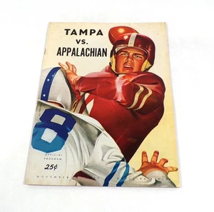 1957 Appalachian State Teachers at Tampa College Football Program 11-16-57 - Picture 1 of 2
