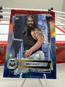 2025 Topps Chrome WWE - Bray Wyatt - Red White & Blue Refractor /85 - Picture 1 of 3