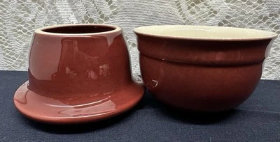 Brown EMILE HENRY BUTTER BELL CROCK MADE IN FRANCE - Image 1 of 3