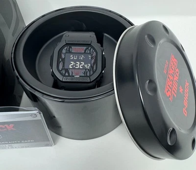 STRANGER THINGS CASIO G-SHOCK DW-5600STT-1 Netflix 2025 - EN MANO ENVÍO RÁPIDO Foto 1 de 4