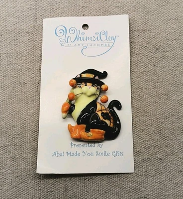 Broche/alfiler Creepella #10041 Amy Lacombe Whimsiclay vintage Foto 1 de 3