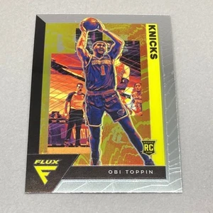 2020-21 Panini Flux Obi Toppin Rookie Card - Picture 1 of 2