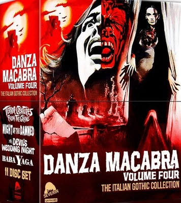 Danza Macabra Vol.4🔴11-Disc Box Set:4 UHD+6 BLU RAYS+CD+2METAL PIN STEELE/NERI - Bild 1 von 4