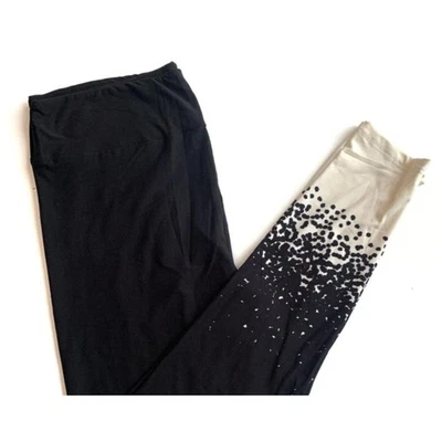 LuLaRoe Womens Leggings Size TC Black Dots Dipped Tall and Curvy NWT - Image 1 of 3