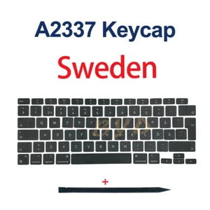 Laptop A2337 Key Keycaps Keys Swedish Layout for Macbook Air 13" M1 Late 2020 - Picture 1 of 5
