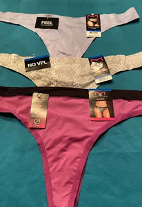 NEU! 3 PAAR MAIDENFORM VERSCHIEDENE TANGA HÖSCHEN / XL / Größe 8 / 36 $ - Bild 1 von 4