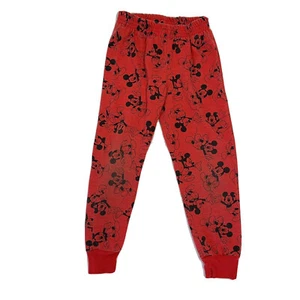 VINTAGE DISNEY ALL OVER PRINT PANTS MICKEY MOUSE JUNIOR KIDS SZ 5 - Picture 1 of 6