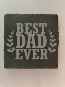 personalisierter verzauberter Schieferuntersetzer - 10 cm x 10 cm - Bild 1 von 9