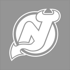 New Jersey Devils NHL Team Logo 1 Farbe Vinyl Aufkleber Sticker Auto Fenster Wand - Bild 1 von 7