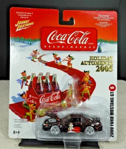 Johnny Lightning Coca-Cola 2000 Ford Mustang GT White Lightning 1/64 - Picture 1 of 2