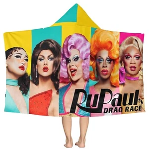 Rupaul Toalla de Playa Toalla de Baño Poncho con Capucha para Niños Niña Niño Surf Natación - Imagen 1 de 9