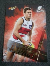 2019 SELECT FOOTY STARS INSTANT IMPACT CARD GWS GIANTS JOSH KELLY II45