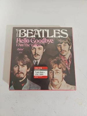 THE BEATLES Hello Goodbye I Am The Walrus Vinyl Record & XL T-Shirt Gift Set - Image 1 of 4