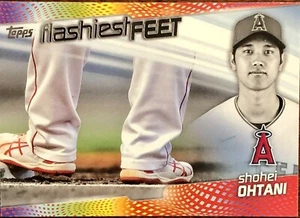 Inserto piedi più lampeggiante Topps serie 1 2022 #FF-14 Shohei Ohtani Angels - Foto 1 di 1