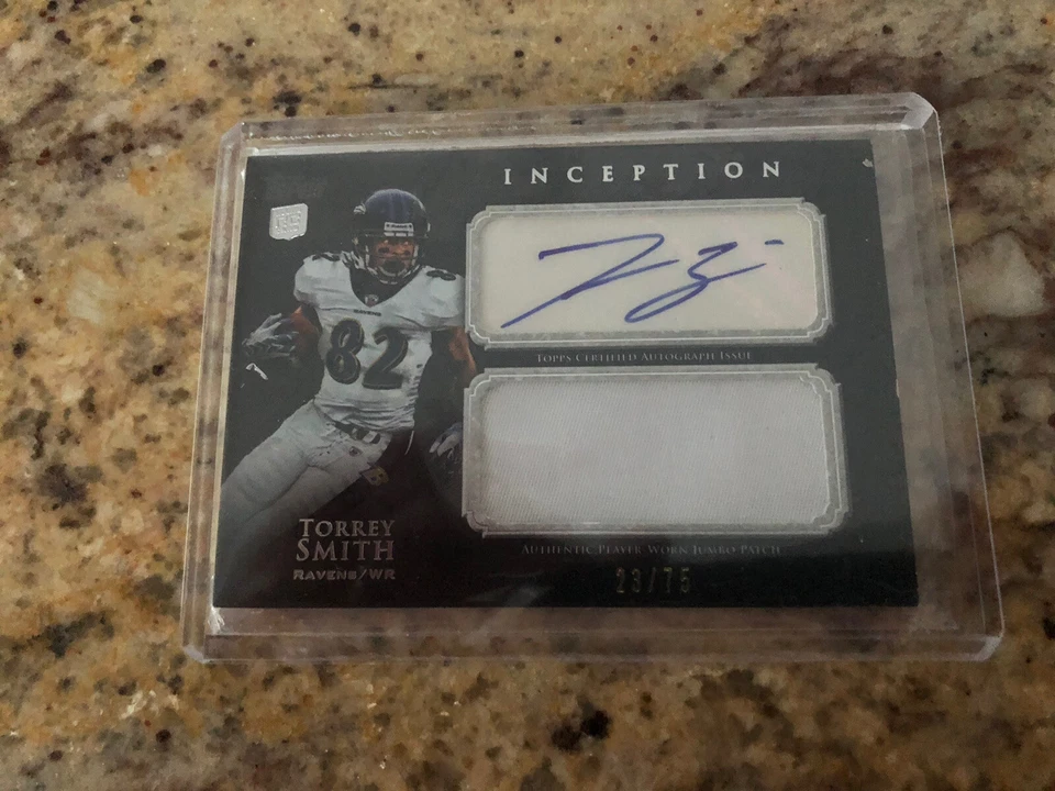 2011 TOPPS INCEPTION TORREY SMITH AUTO 23/75 - Image 1 of 2