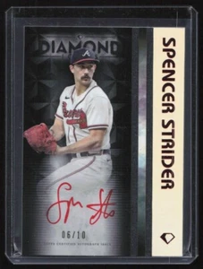 2023 Topps Diamond Icons Spencer Strider Auto /10 #WPA-SS White Polychromatink - Bild 1 von 2