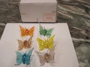 JUEGO DE 6 DISPERSIONES MARIPOSA LILLIAN VERNON HECHAS A MANO NUEVAS - Imagen 1 de 2