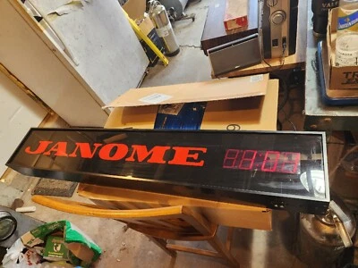 Знак цифровых часов Janome - Изображение 1 из 4