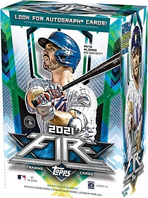 Topps Fire MLB Baseball Cards 2021 Factory Sealed Blaster Box - Image 1 of 3