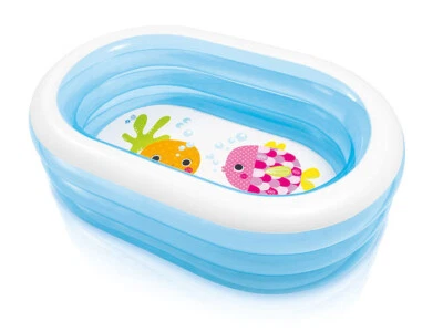 INTEX Planschbecken My Sea Friends 163x107x46 cm Kinderpool aufblasbarer Pool - Bild 1 von 4