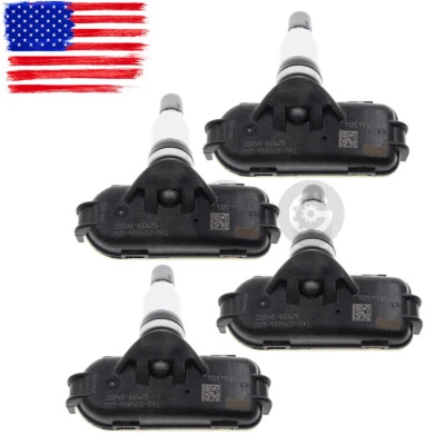 Sensores de presión de neumáticos TPMS 52933-3X200 315 MHz 4 piezas para Hyundai Elantra Kia Rio Foto 1 de 4