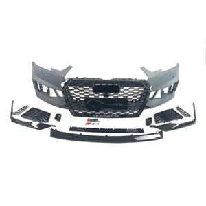 RS4 Style aftermarket Front Bumper kit with grille, fits Audi A4/S4 2017-2019 B9 - Foto 1 di 3