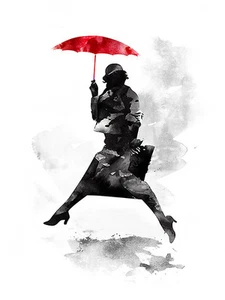 ART PRINT Puddle Jumper Robert Farkas - Picture 1 of 1