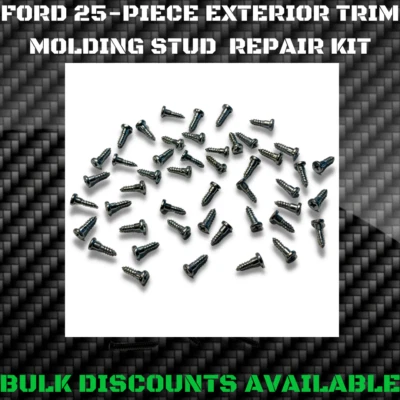 Ford F350 Super Duty 1953+ carrocería moldura revelar clips reparación perno perno tornillos Foto 1 de 4