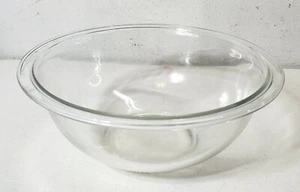 Tazón de vidrio mezclador Pyrex #323 transparente 1,5 litros preparación de alimentos hecho en EE. UU. 8,5" - Imagen 1 de 8