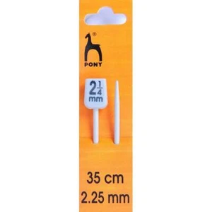 Pony 35cm Aluminium Knitting Needles - Picture 1 of 11