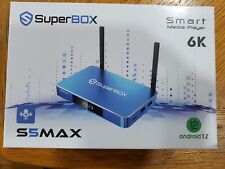 SuperBox S5 MAX Media Player W/ Bluetooth Voice Command Remote BRAND NEW INSTOCK