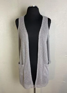 NUEVO $49 Cárdigan Abierto Para Mujer Torrid Gris Tejido Manga Hombro Talla 0 (12) - Imagen 1 de 10