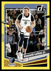 2023-24 Donruss Yellow Flood #14 Kenneth Lofton Jr. Memphis Grizzlies La Tech - Picture 1 of 2