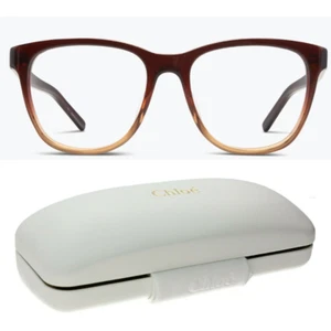Chloe CE2686 Brown Ombre Women Oversized Eyeglasses Frames 53-17-140 +1.25 read - Picture 1 of 6