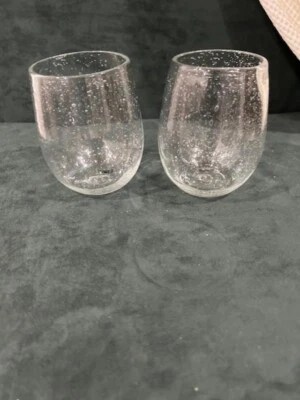 Винный пузырьковый бокал TAG Stemless 16 унций ручной работы с толстыми стенками б/у в отличном состоянии - Изображение 1 из 4