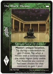 The Black Throne Lords of the Night V:TES VTES Vampire CCG - Picture 1 of 1
