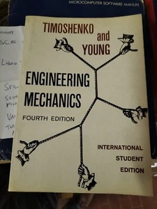 Timoshenko and Young ENGINEERING MECHANICS International student edition 4° ed. - Picture 1 of 1