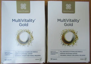 healthspan MultiVitality Gold Micronutrients *179 Tablets - 1 Missing. 03/2026 - Picture 1 of 6